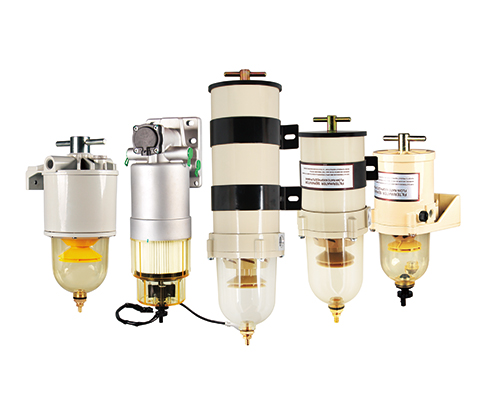 Filtro separador de aceite y agua